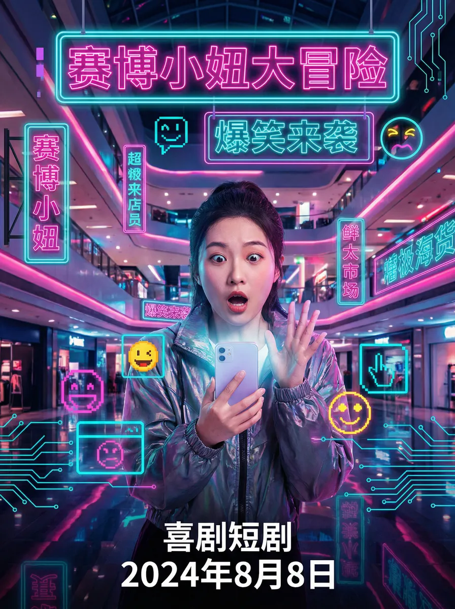 年轻的母亲韩剧免费观看全集在线观看天才 搞笑喜剧短剧 - 赛博小妞大冒险海报